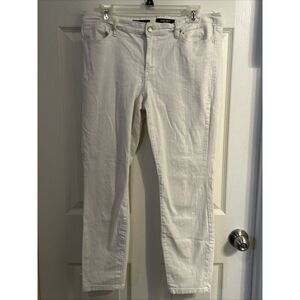 Nine West White Ankle & Cropped Jeans